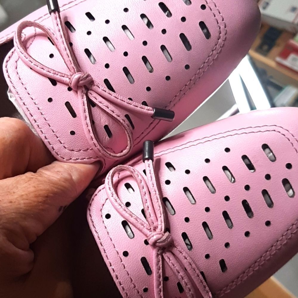 Array Pastel Pink Leather Flats - Picture 11 of 11